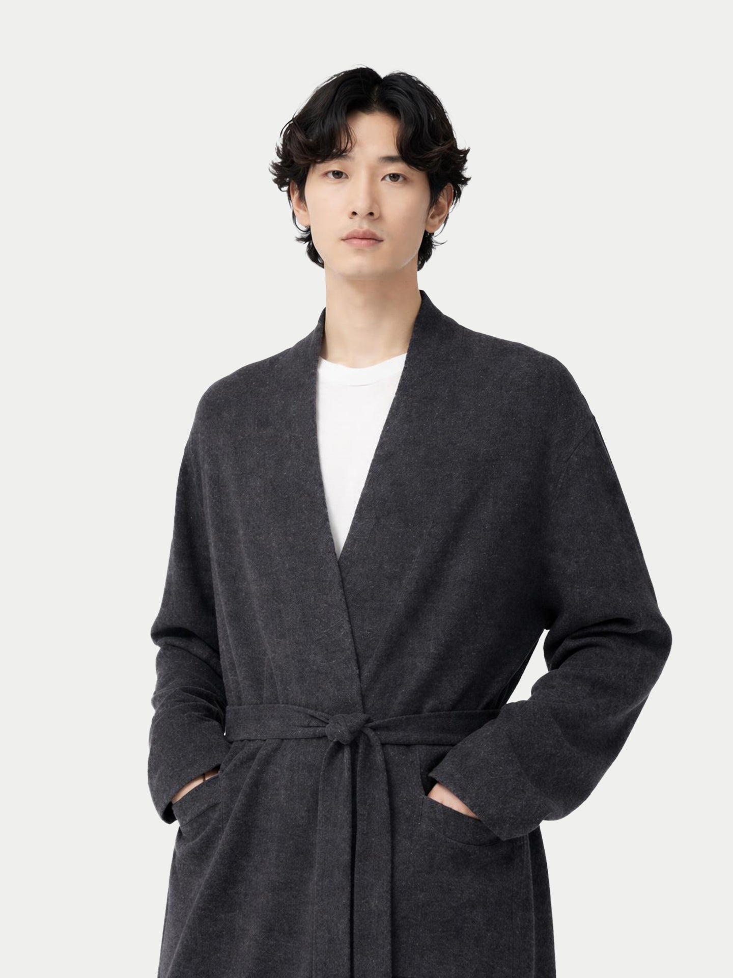 Robe de chambre en cachemire pour hommes