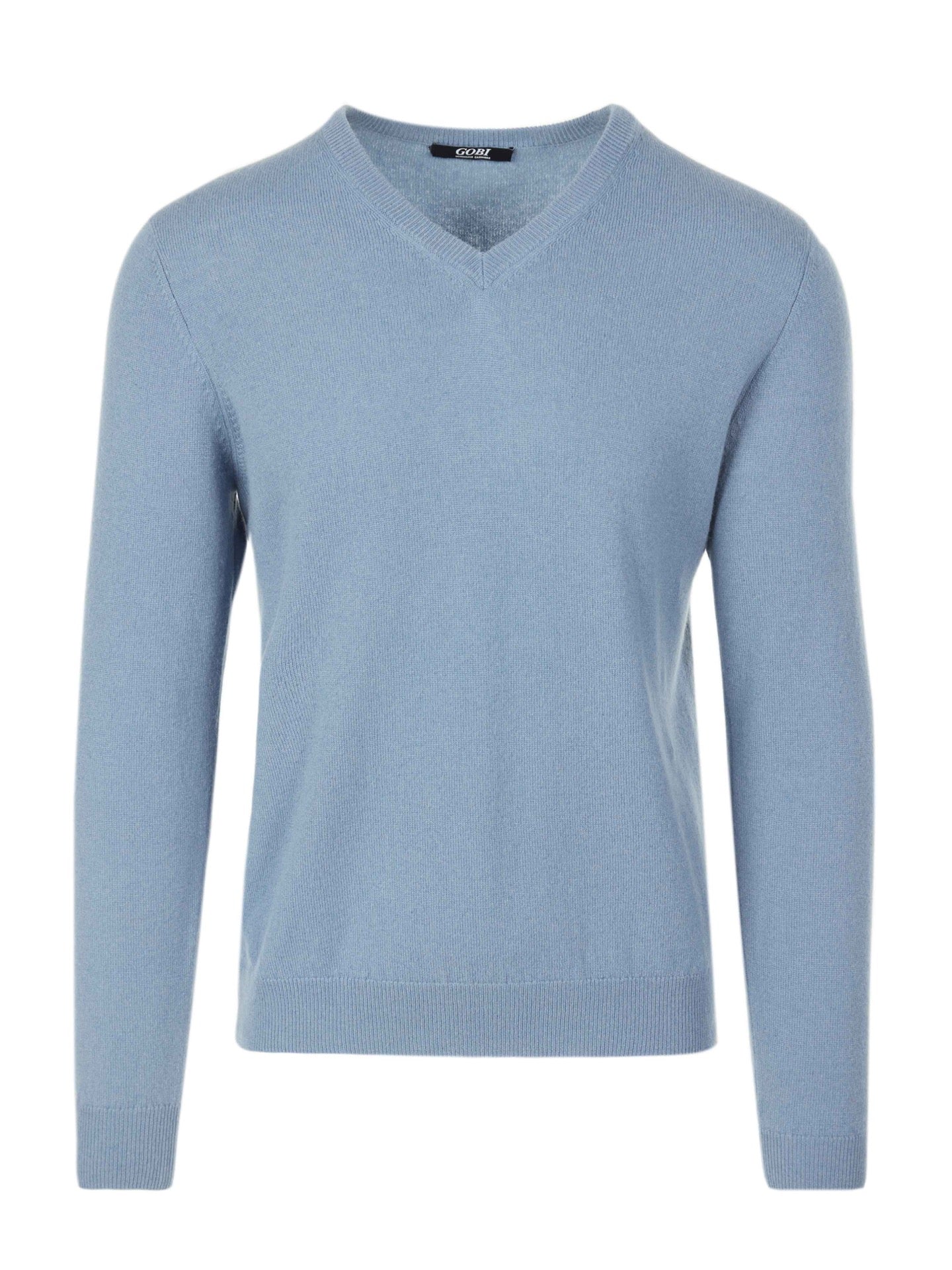 Pull col en V en Cachemire pour hommes Marin - Gobi Cashmere