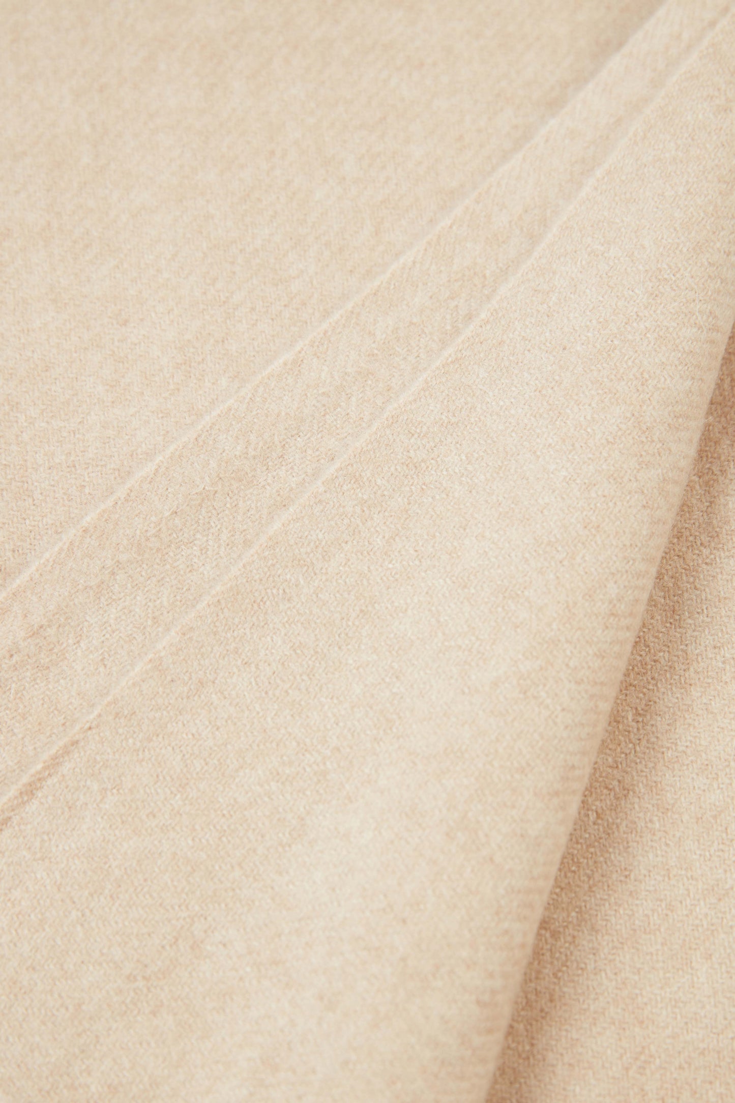 Couverture moyenne avec frange en cachemire marron - Gobi Cashmere