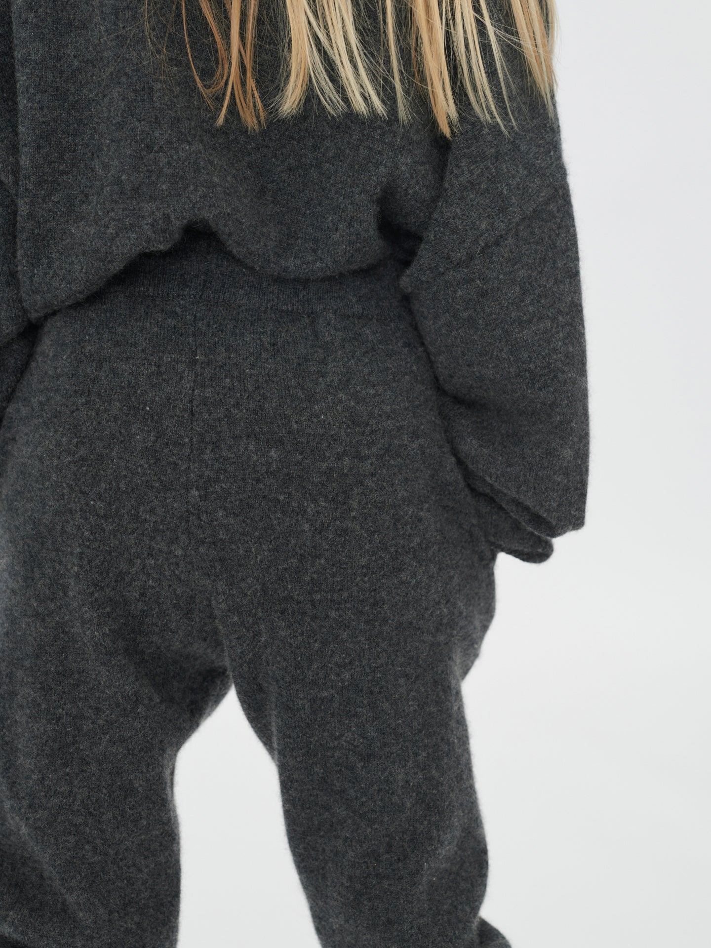 Pantalon Cachemire pour enfants gris - Gobi Cashmere