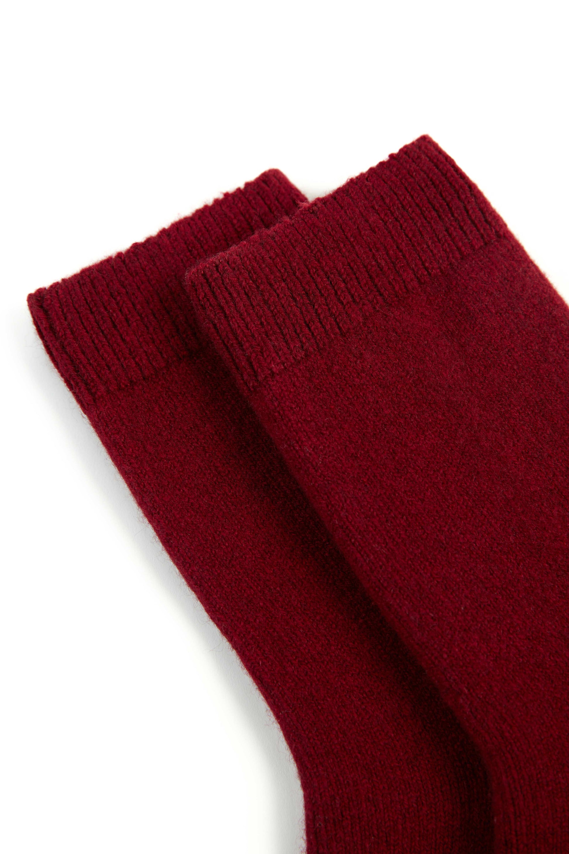 Chaussettes unisexes en cachemire Rouge - Gobi Cashmere