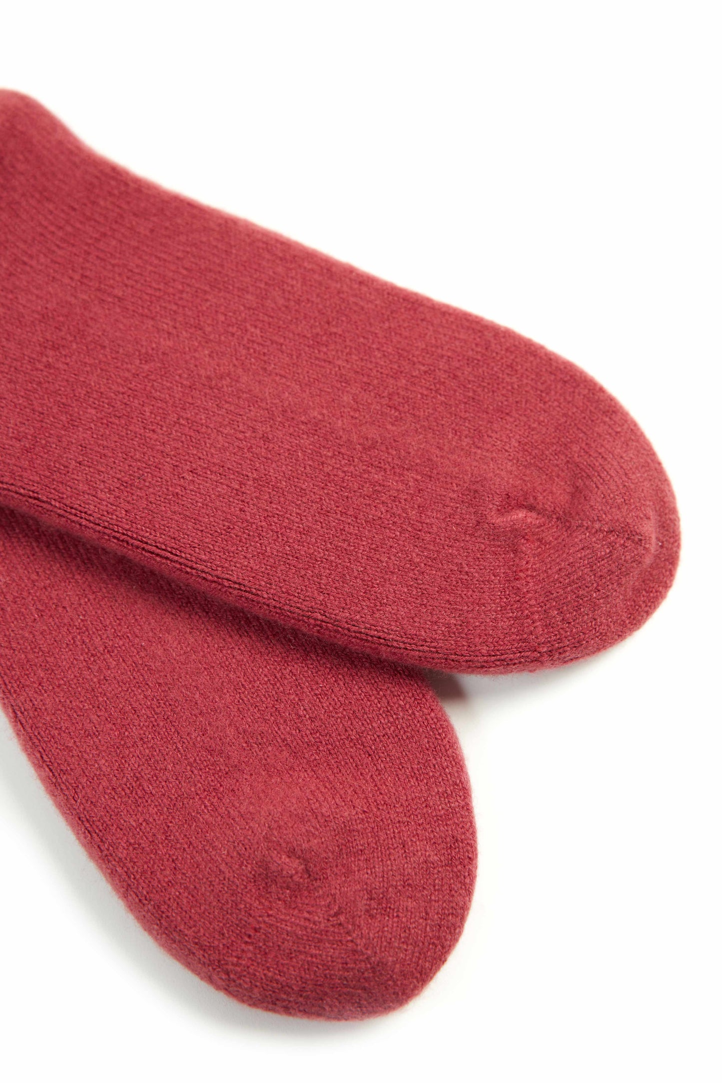 Chaussettes unisexes en cachemire Rouge - Gobi Cashmere