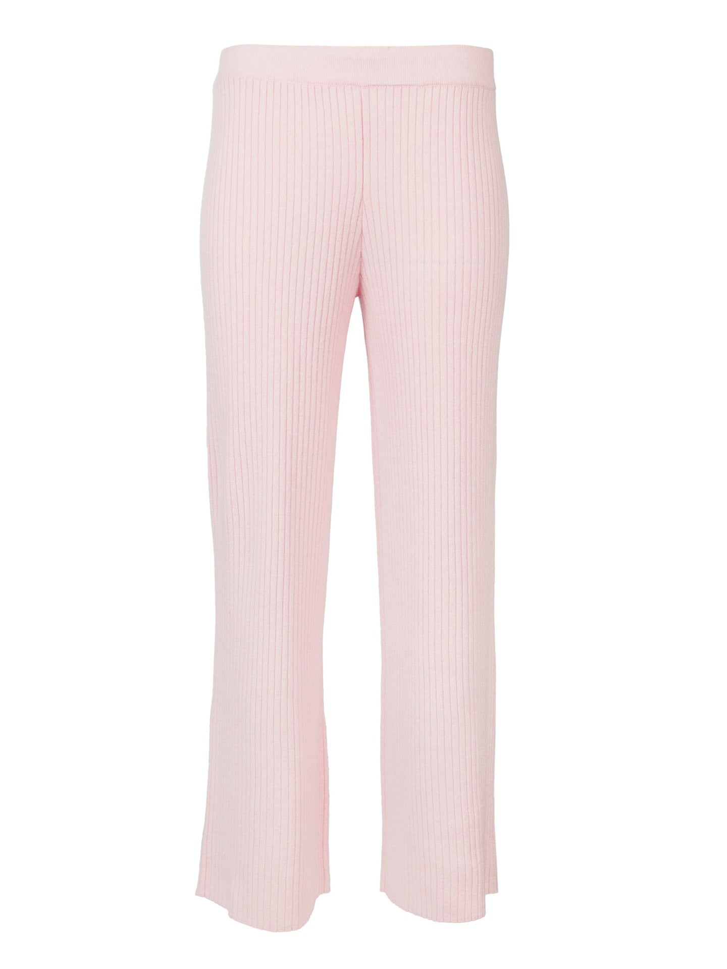 Pantalon en cachemire pour femme rose ivoire - Gobi Cashmere